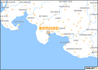 map of Biringkasi