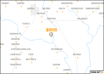map of Birini