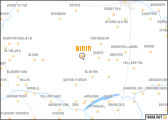 map of Bīrīn