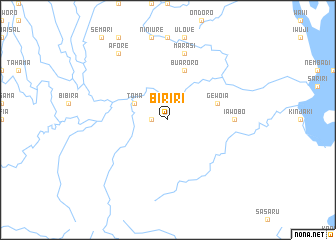 map of Biriri