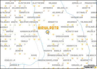 map of Biriulpota