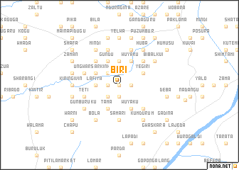 map of Biri