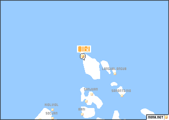 map of Biri