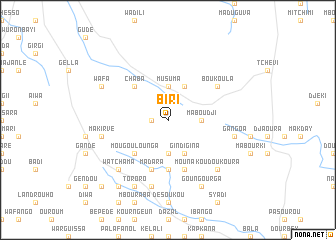 map of Biri