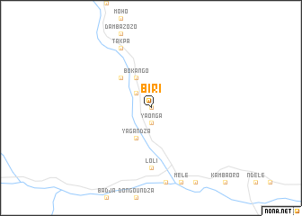 map of Biri