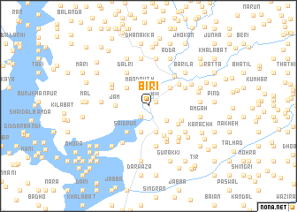 map of Biri