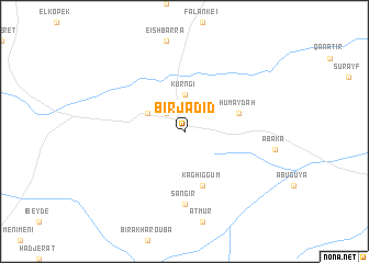 map of Biʼr Jadīd