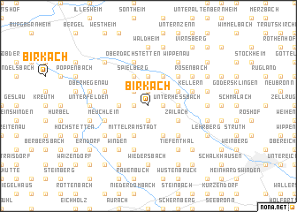 map of Birkach