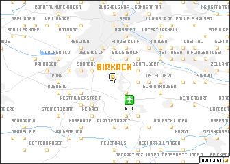 map of Birkach