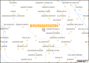 map of Bir Kadour Serak