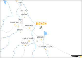 map of Birkah