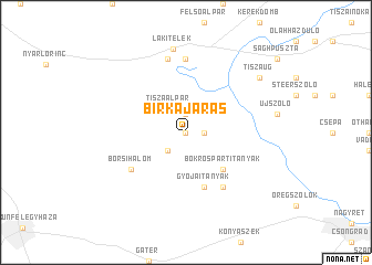 map of Birkajárás