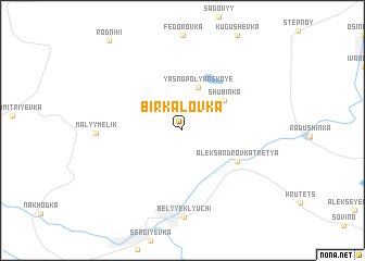 map of Birkalovka