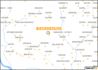 map of Birkamanding