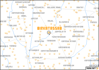 map of Birkat as Sab‘