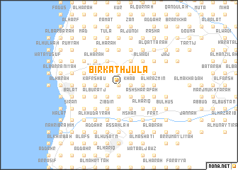 map of Birkat Ḩjūlā