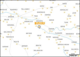 map of Birkav