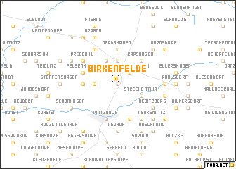 map of Birkenfelde
