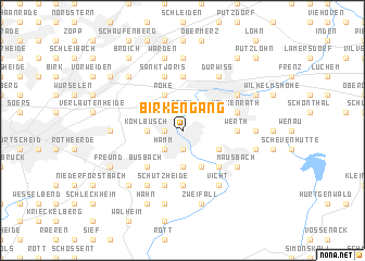 map of Birkengang