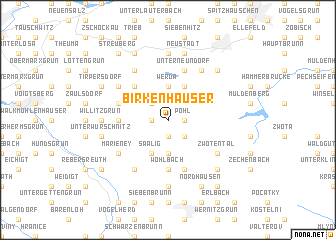 map of Birkenhäuser