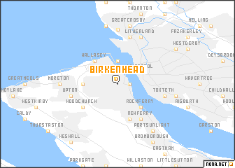 map of Birkenhead