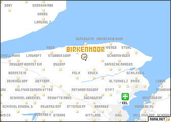 map of Birkenmoor