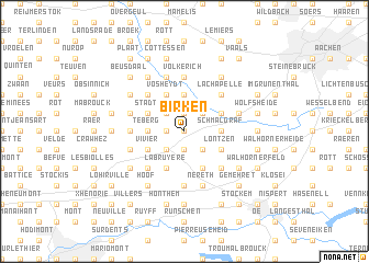 map of Birken