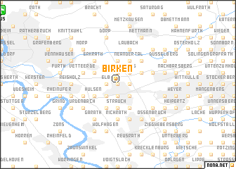 map of Birken