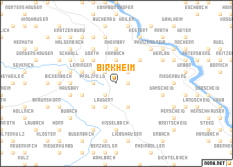 map of Birkheim