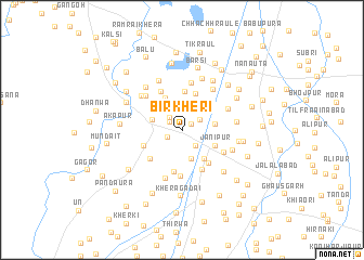 map of Bīr Kheri