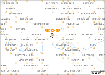 map of Birkhof