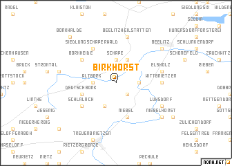 map of Birkhorst