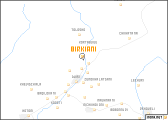 map of Birkiani