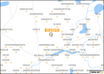 map of Birkida