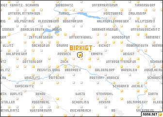map of Birkigt