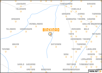 map of Birkinao