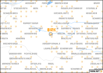 map of Birk