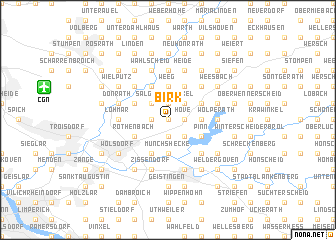 map of Birk