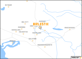 map of Birlestik