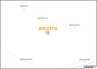 map of Birlestik