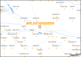 map of Bîrleşti-Ungureni