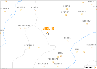 map of Birlik