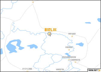 map of Birlik