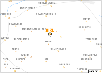 map of Birli