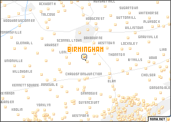 map of Birmingham