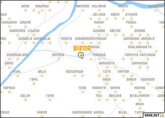 map of Birna