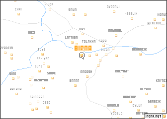 map of Birna