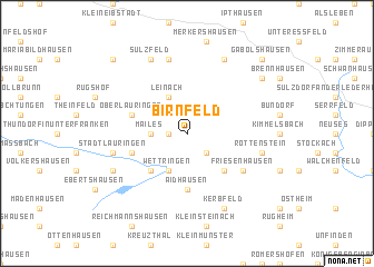 map of Birnfeld