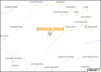 map of Birni Kolondia