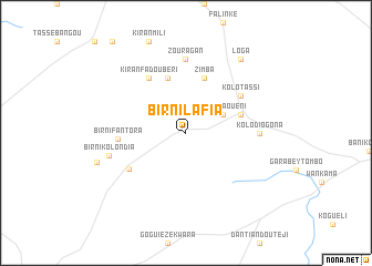 map of Birni Lafia